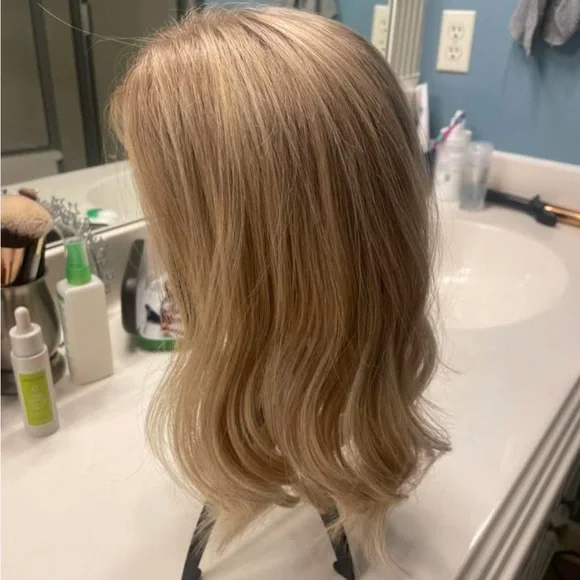 Goldylost “Astra” 14” Human Hair Lace Topper - Picture 4 of 5